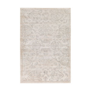 Hightower 72 X 48 inch Beige/Charcoal Rugs, Bamboo Silk and Cotton