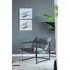 Teddy Dark Grey/Black Sling Chair
