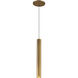 Mason LED 1.63 inch Vintage Brass Pendant Ceiling Light