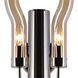 Meduse 4 Light 15 inch Polished Nickel Wall Sconce Wall Light