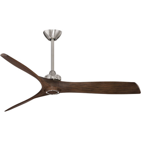 Aviation 60 inch Brushed Nickel/Medium Maple with Medium Maple Blades Ceiling Fan