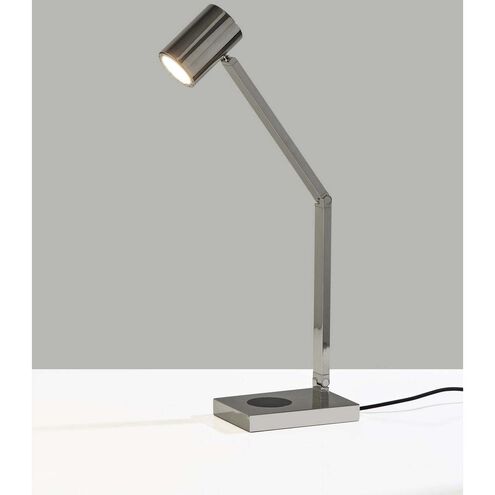 Newman 19 inch 10.00 watt Polished Nickel Task Lamp Portable Light, ADS360