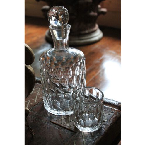 Honeycomb Clear Double Old Fashion Glass