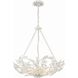 Marselle 6 Light 24 inch Matte White Chandelier Ceiling Light