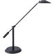 Sirino 26 inch 9.00 watt Black and Chrome Desk Lamp Portable Light