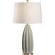 MarketPlace 29 inch 100 watt Sage Green Glaze Table Lamp Portable Light