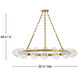 Coco 18 Light 44.25 inch Lacquered Brass Chandelier Ceiling Light