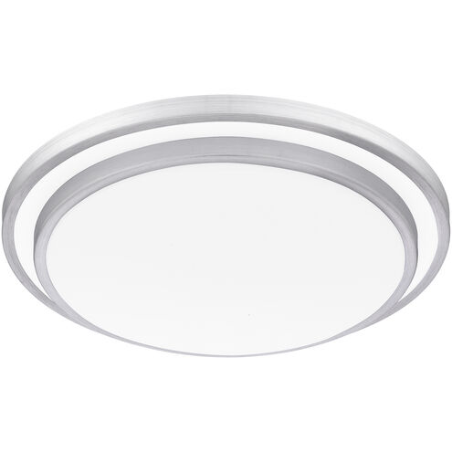 Irving 16 inch Brushed Aluminum Semi-Flush Mount Ceiling Light
