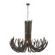 Stark 6 Light 44 inch Gray Wash and Bronze Chandelier Ceiling Light