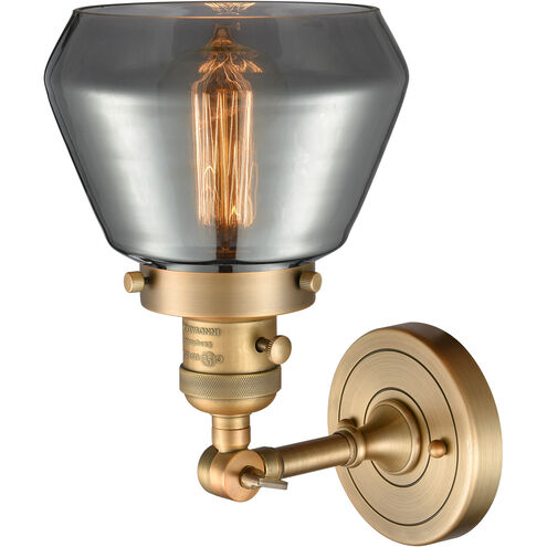 Franklin Restoration Fulton LED 7 inch Brushed Brass Sconce Wall Light, Franklin Restoration