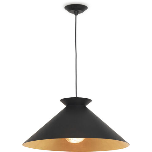 Viggo 1 Light 24 inch Black Pendant Ceiling Light, Large