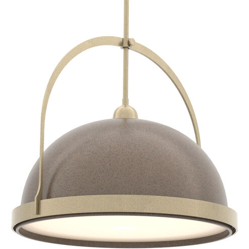 Atlas 1 Light 21.7 inch Soft Gold and Bronze Pendant Ceiling Light in Soft Gold/Bronze, Large