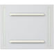 Lustro 36 X 30 inch Might Bright White LED Wall Mirror