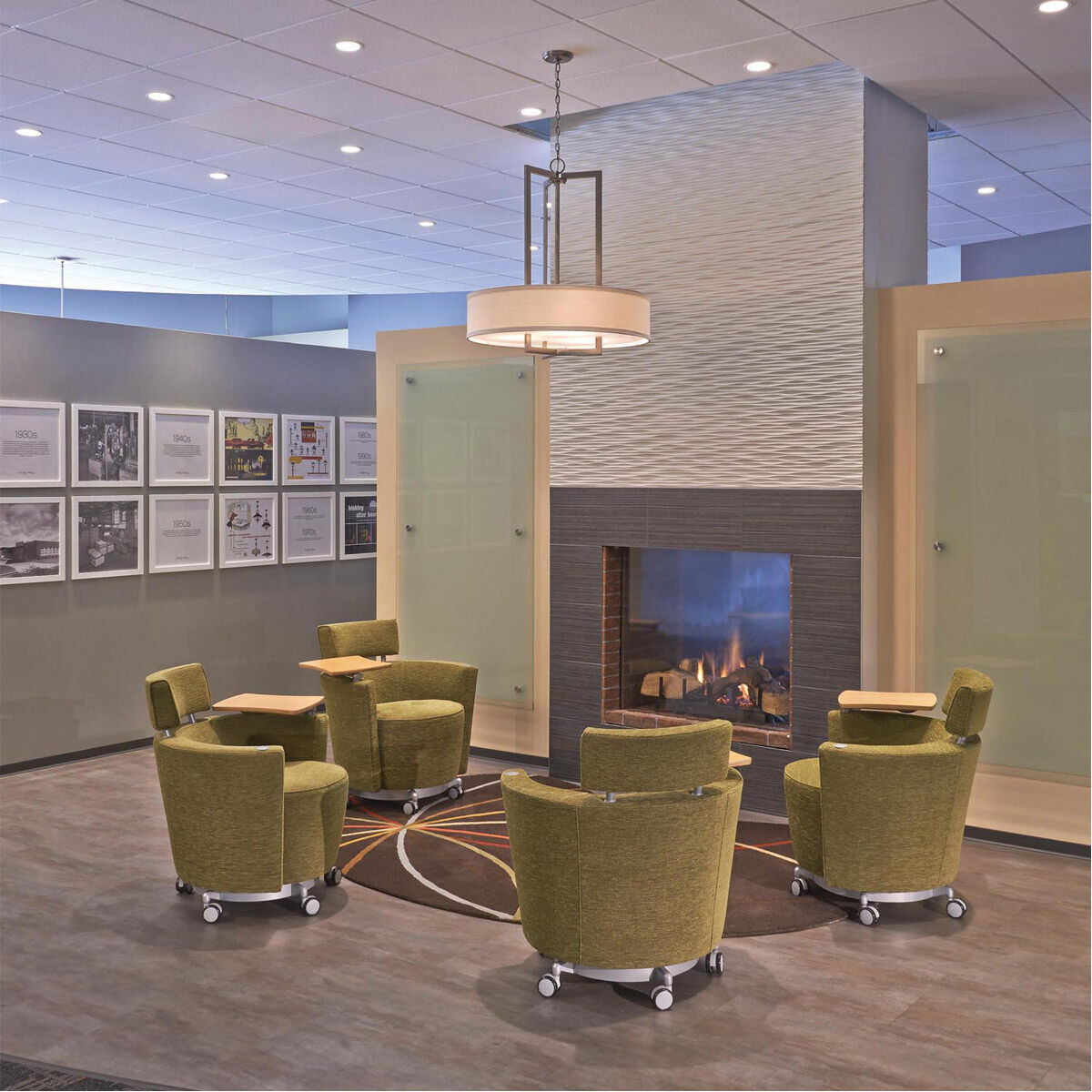 Hampton 3 Light 30 inch Antique Nickel Foyer Pendant Ceiling Light