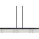 Lucus 1 Light 43.25 inch Satin Brushed Black Linear Pendant Ceiling Light