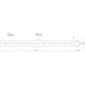 Peggy LED 37.5 inch Chrome Bath Vanity Light Wall Light