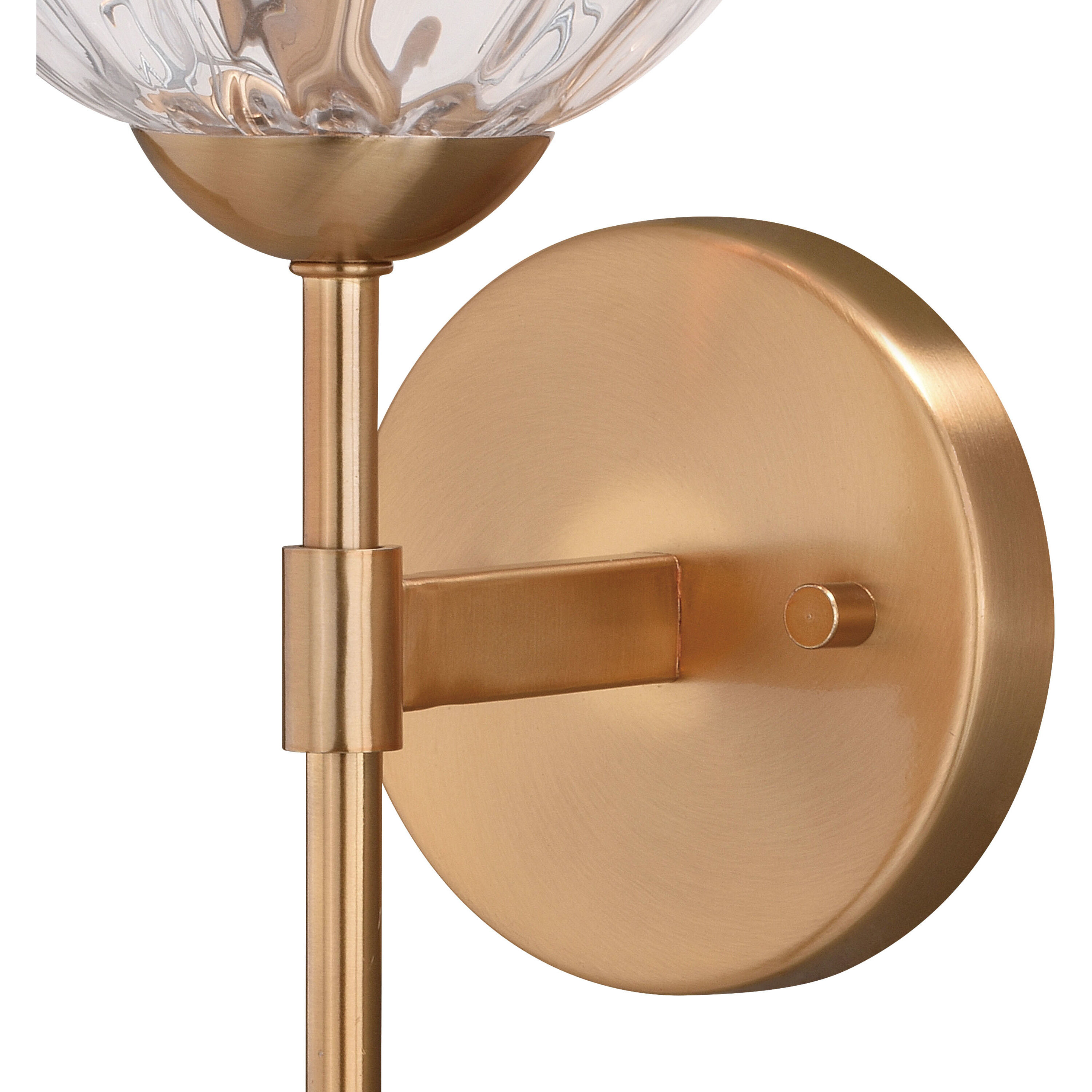 Olson LED 6 inch Natural Brass Wall Light