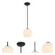 Japanese Lantern 1 Light 8 inch Oil Rubbed Bronze Pendant Ceiling Light