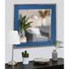 Square Devon 24 X 24 inch Blue Mirror
