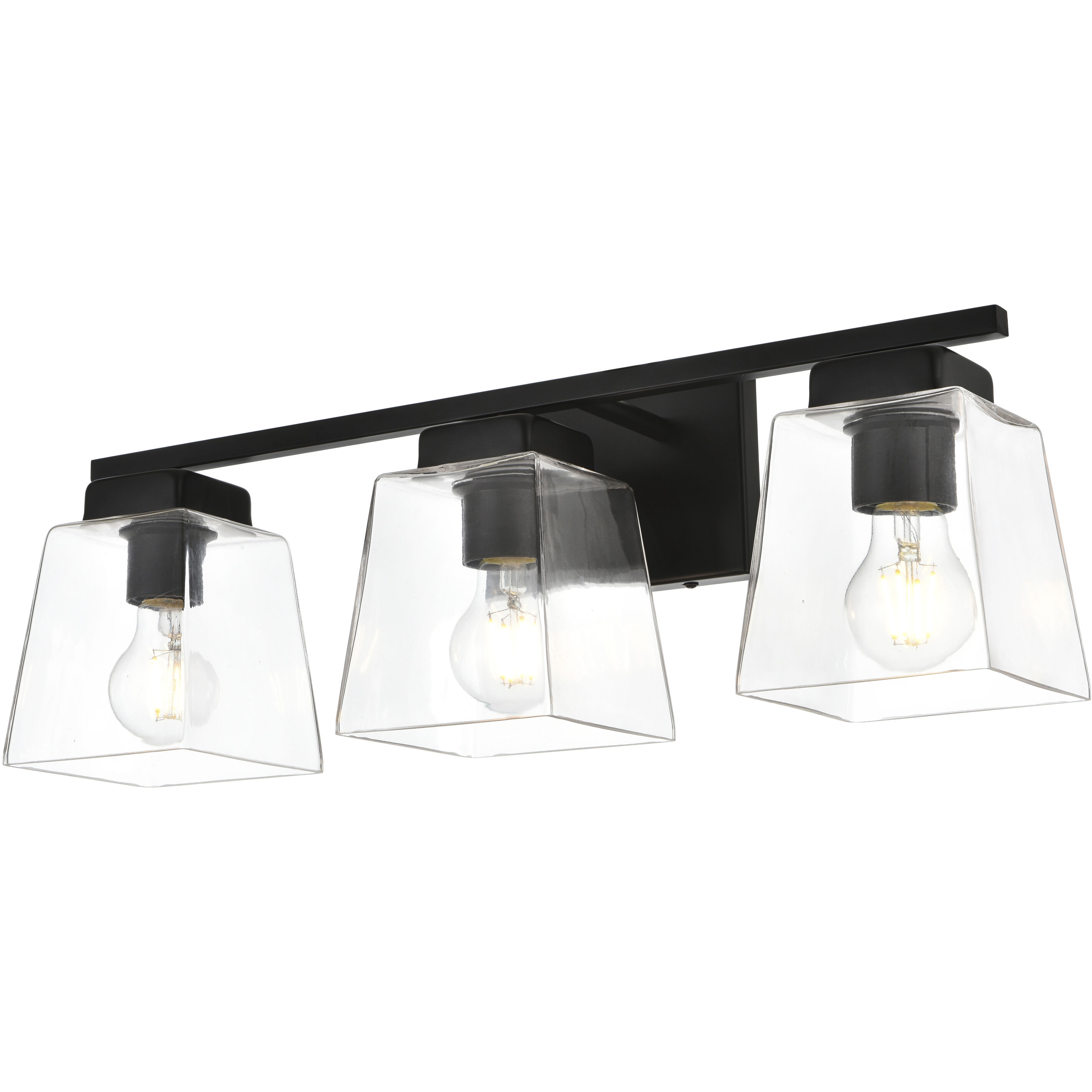 Merrick 3 Light 23 inch Black Bath Sconce Wall Light