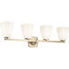 Marant 4 Light 33.25 inch Champagne Bronze Vanity Light Wall Light