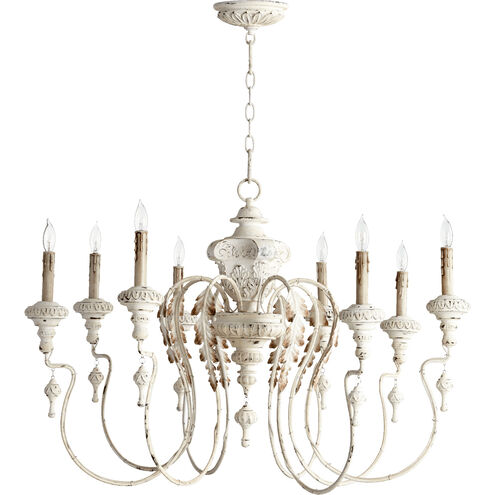 Salento 8 Light 38 inch Persian White Chandelier Ceiling Light