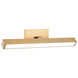 Parallel Wall Sconce Wall Light in Aged Gold Brass