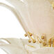Melrose 8 Light 23.62 inch Antique Brass and Light Smoke Glass Chandelier Ceiling Light