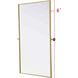 Amoura 48 X 30 inch Brass Mirror