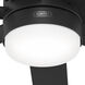 Brazos 52 inch Matte Black Outdoor Ceiling Fan