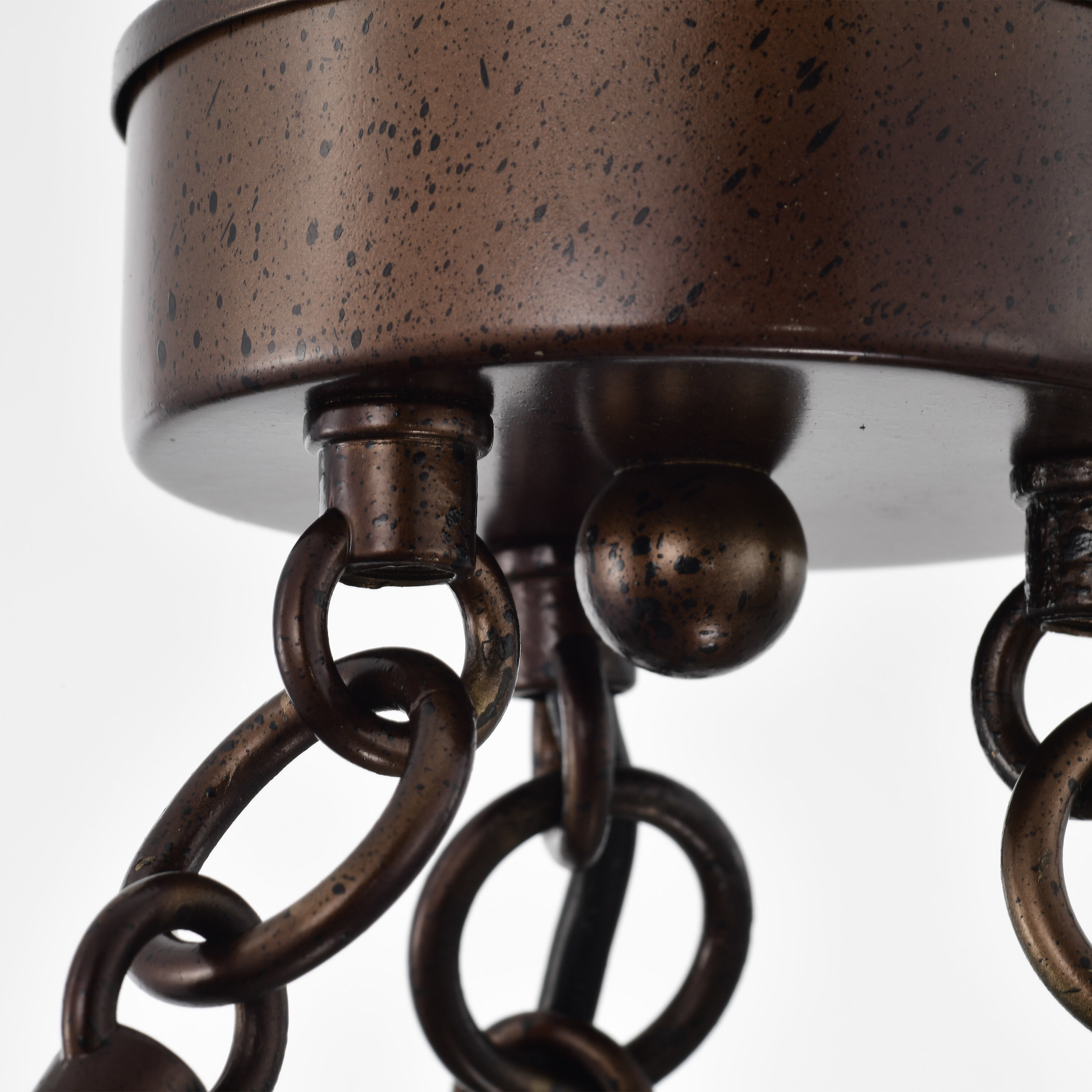 Kettle 5 Light 30 inch Weathered Brass Pendant Ceiling Light
