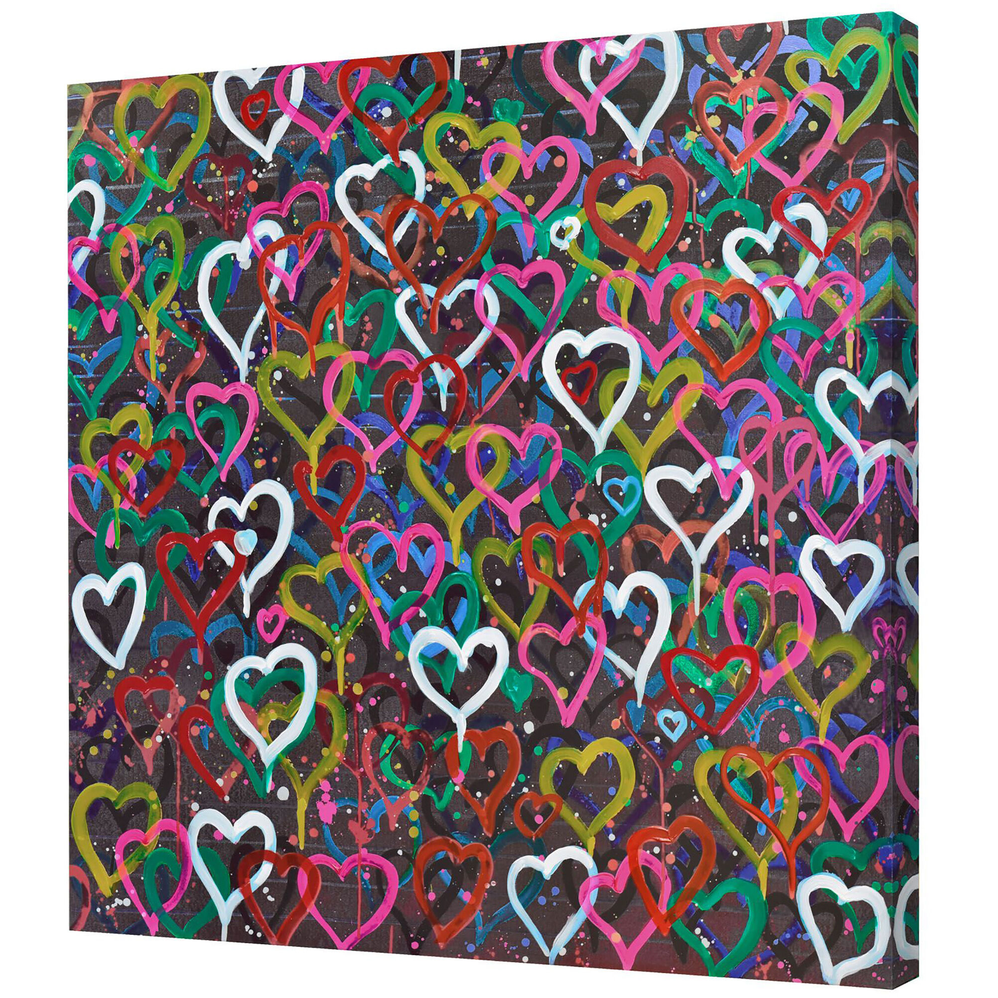 Whole Lotta Love Multi-color Wall Art