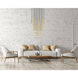 Forest LED 36 inch Modern Gold Chandelier Ceiling Light