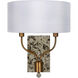 Ogee 2 Light 5 inch White Wall Sconce Wall Light