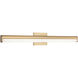 Junction LED 32.63 inch Aged Gold Brass Wall Sconce Wall Light