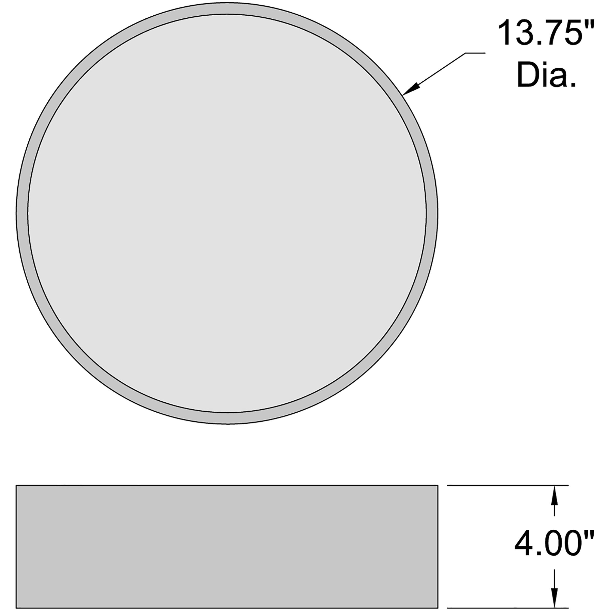 Como LED 13.75 inch White Flush Mount Ceiling Light