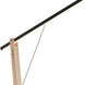 Kylar 77 inch 19.00 watt Black Floor Lamp Portable Light