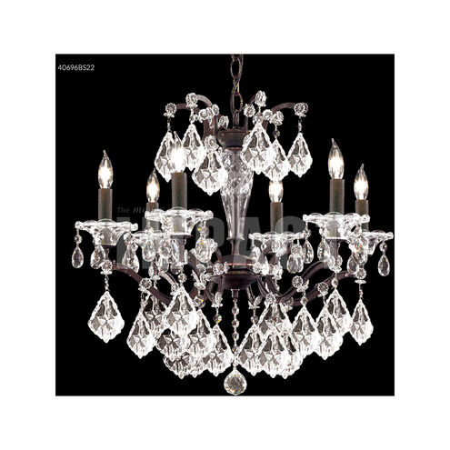 Cosenza 6 Light 23 inch Burnt Sienna Crystal Chandelier Ceiling Light