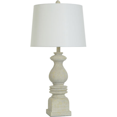 Gabrielle 31 inch 100.00 watt Brushed Ivory Table Lamp Portable Light