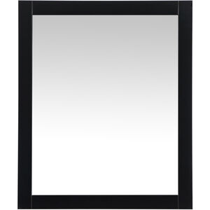 Aqua 36 X 30 inch Black Vanity Mirror