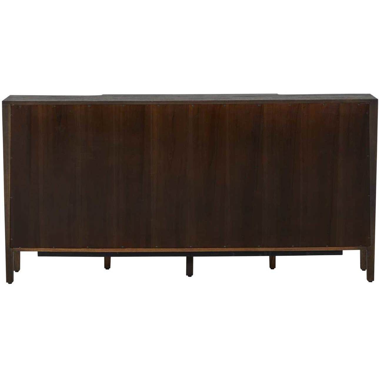 Fitzgerald Dark Grey Mindi / Dark Grey Burl / Stained Brass Cabinet