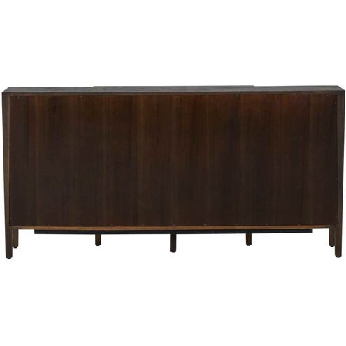 Fitzgerald Dark Grey Mindi / Dark Grey Burl / Stained Brass Cabinet