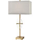 Priorato 34 inch 150.00 watt Clear with Cafe Bronze Table Lamp Portable Light