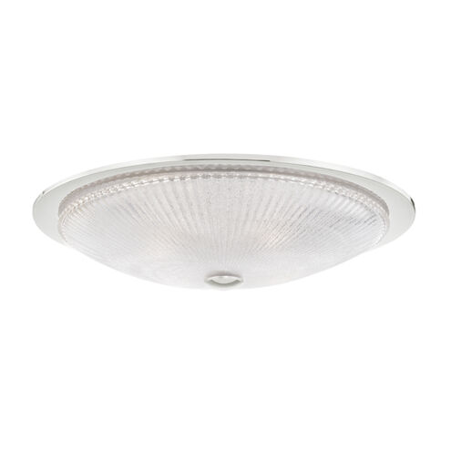 Ossining 4 Light 23 inch Polished Nickel Flush Mount Ceiling Light