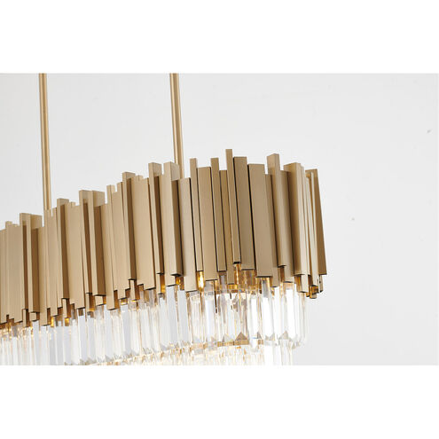 Canada 7 Light 12 inch Gold Chandelier Ceiling Light