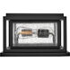 Coastal Elements Republic 2 Light 12 inch Black Outdoor Pier Mount, Estate Series
