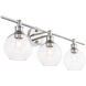 Collier 3 Light 28 inch Chrome Wall sconce Wall Light