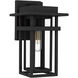 Morgan 1 Light 12 inch Earth Black Outdoor Wall Lantern