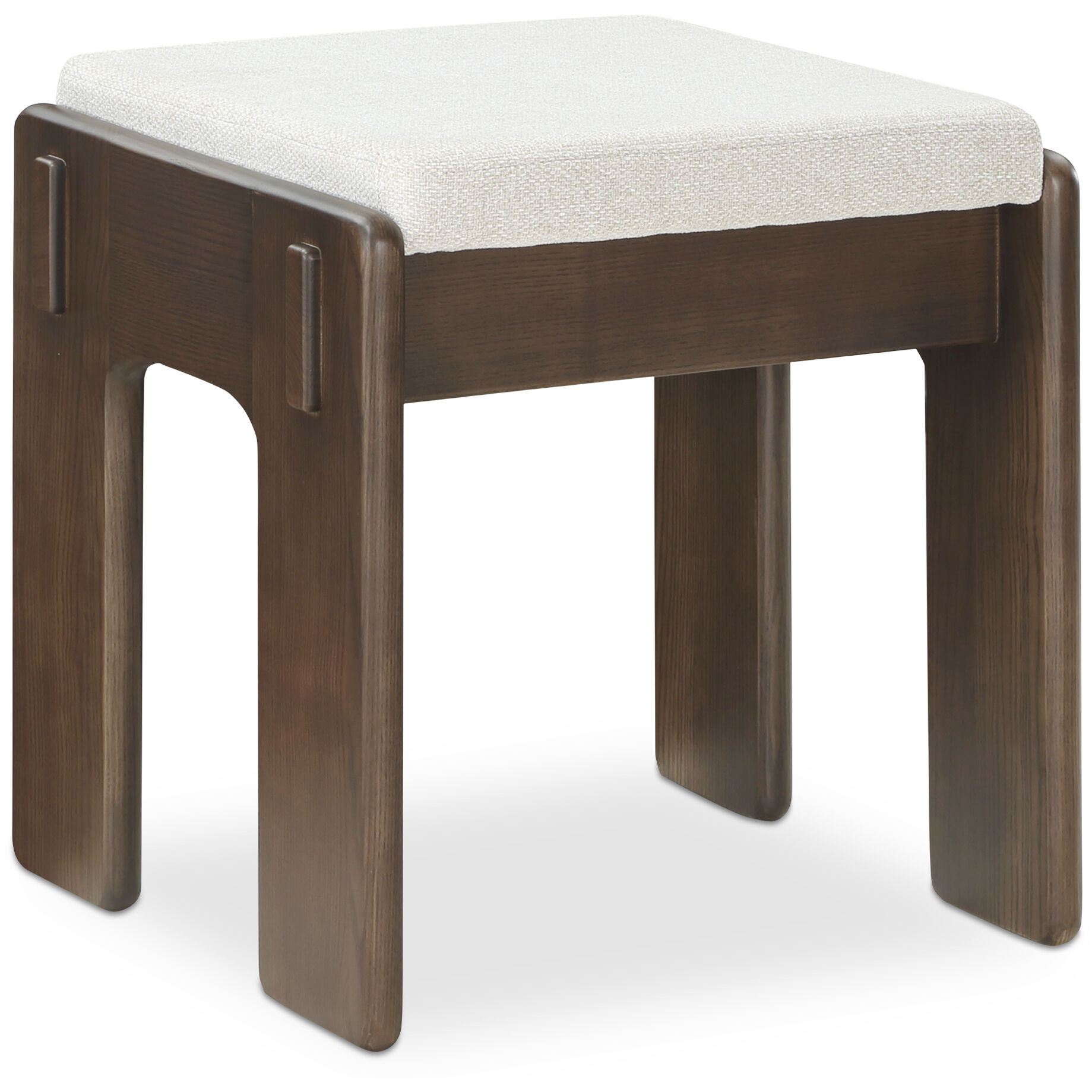 Ashby 19 inch Dark Brown Accent Stool