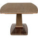 Travis 84 X 44 inch Dark Walnut Dining Table